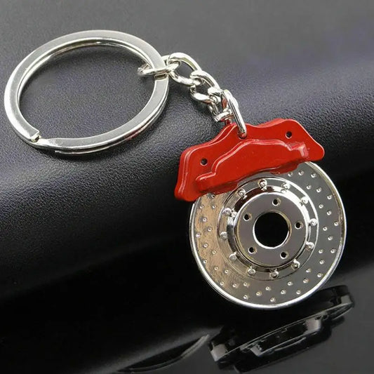 Red Car Brake Keychain