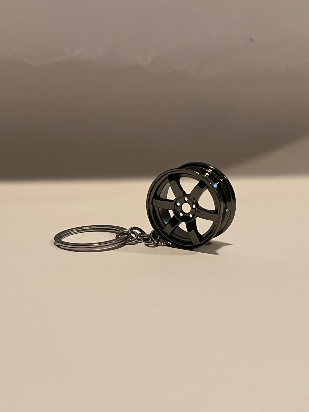 Black TE37 Keychain