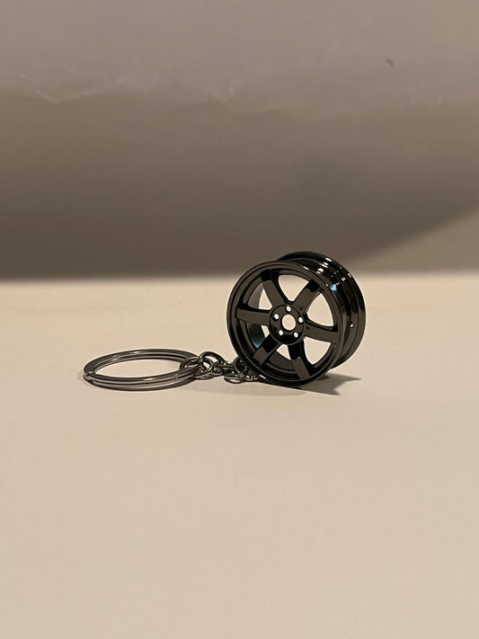 Black TE37 Keychain