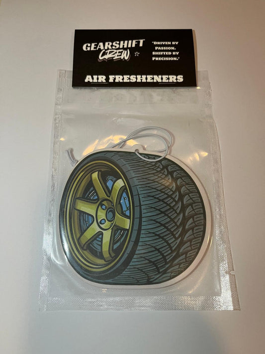 GearShift Crew - Gold TE37 Air Freshener