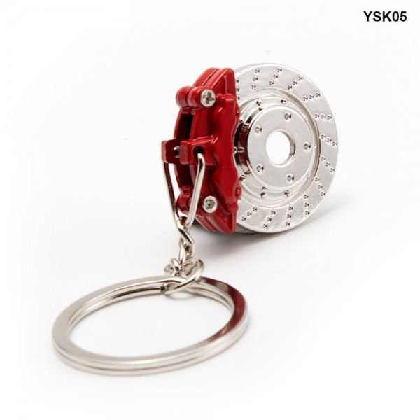 Red Car Brake Keyring