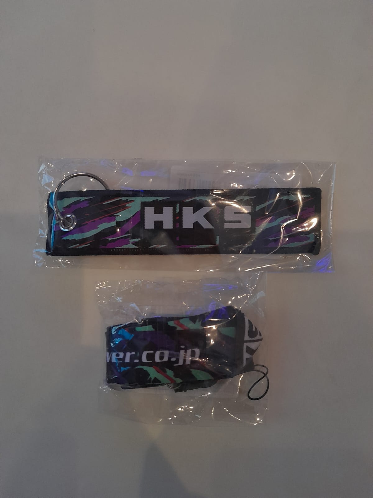 1x HKS Jet Tag, 1x HKS Lanyard, Bundle of 2